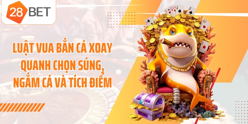 Luật vua bắn cá xoay quanh chọn súng, ngắm cá và tích điểm