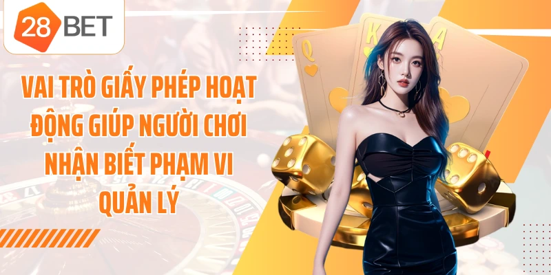 Vai trò giấy phép hoạt động giúp người chơi nhận biết phạm vi quản lý