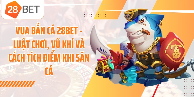 Vua Bắn Cá 28BET - Luật Chơi, Vũ Khí Và Cách Tích Điểm Khi Săn Cá